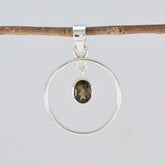 Yasmin Brown Pendant Sterling Silver Gemstone Jewelry